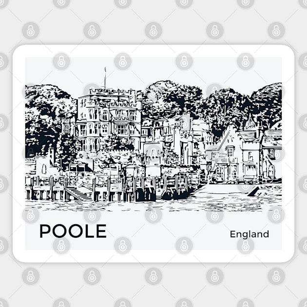 Poole England Magnet by Lakeric